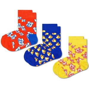 Happy Socks Sokken  royal blue/koningsblauw / limoen / donkeroranje / wit