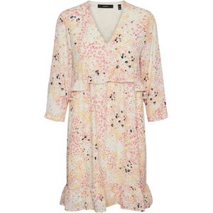 VERO MODA Jurk 'Hannah'  geel / grijs / lichtroze / zwart