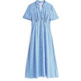 TOMMY HILFIGER - Blousejurk - Lichtblauw - Bloemenprint