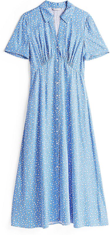 TOMMY HILFIGER - Blousejurk - Lichtblauw - Bloemenprint