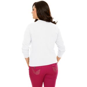 Vesten - Wit - 100% Katoen - Opgestikte Zakken - Knoopsluiting