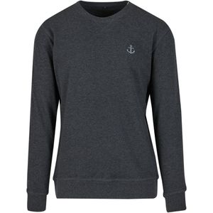 Mister Tee Sweatshirt 'Anchor'  antraciet / lichtgrijs