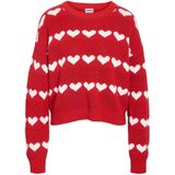 Noisy may - NMBLITZEN - Trui - Purper/Wit