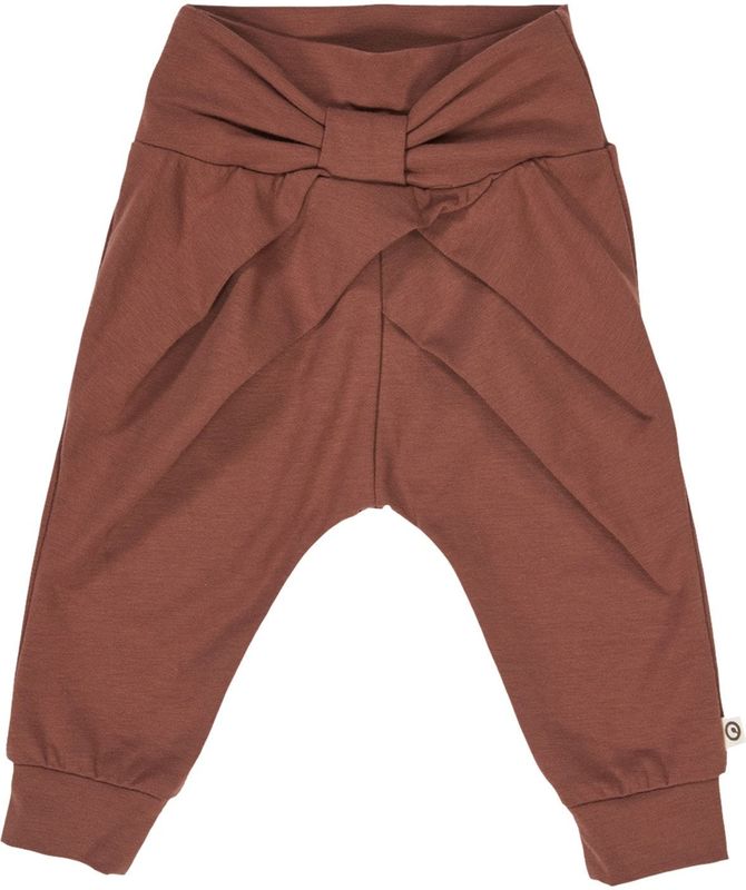 Müsli by GREEN COTTON - Broek - Rood - Effen - Lang/maxi