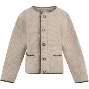 STOCKERPOINT Gebreid vest 'Malo'  lichtbeige / donkerbeige / ombergrijs