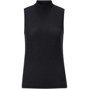 Rich & Royal - Top - Zwart - Mouwloos - Normale Pasvorm