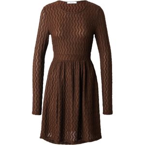 ABOUT YOU Jurk 'Delia'  chocoladebruin