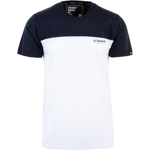 SPITZBUB Shirt  donkerblauw / wit
