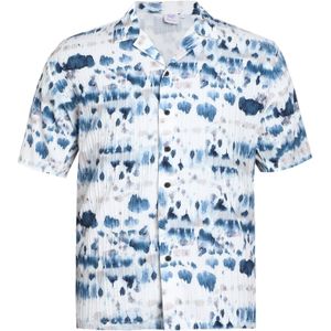 Campus Sutra Overhemd 'Tamia'  saffier / wit