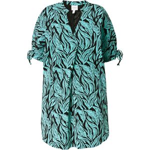 Ulla Popken Blouse  turquoise / zwart
