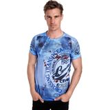 Rusty Neal - T-shirt - Katoen - Zwart - Normale Pasvorm
