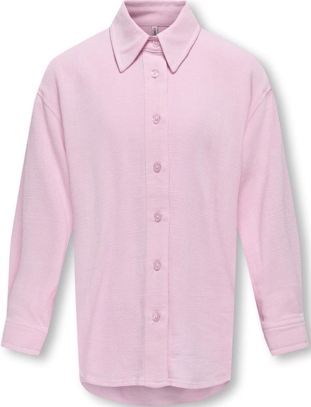 ONLY - KOGSiesta - Blouse - Lichtroze - Lange Mouw