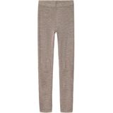 Merino Wol Legging - Zacht - Slim Fit - Mid-Waist - Needle Drop Design