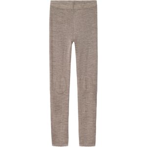Merino Wol Legging - Zacht - Slim Fit - Mid-Waist - Needle Drop Design