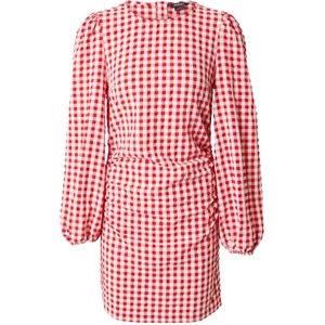 Monki Jurk  rood / wit