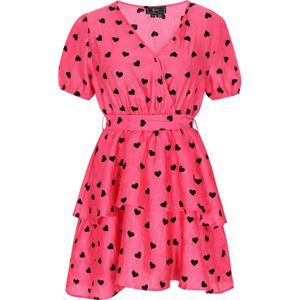 faina Cocktailjurk 'Fashion Look'  pink / zwart