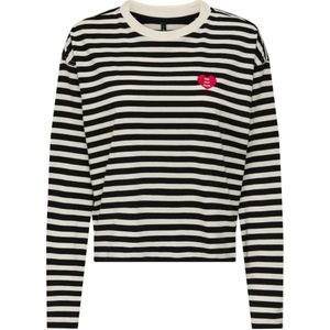 Onllivina - Top - Lange Mouwen - O-hals - Geborduurd Detail - Regular Fit