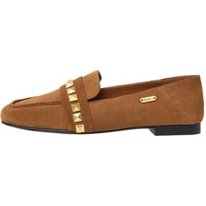 Pepe Jeans - PLS10410 - Leren Mocassins - Bruin - Plat