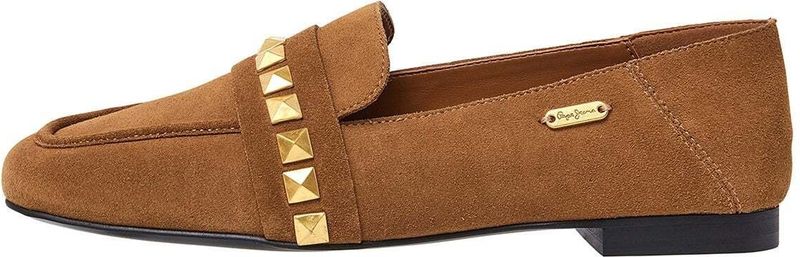 Pepe Jeans - PLS10410 - Leren Mocassins - Bruin - Plat