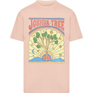 F4NT4STIC Shirt 'US National Parks Joshua Tree'  gemengde kleuren / rosa