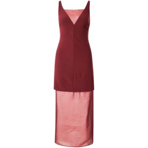Abercrombie & Fitch Jurk  wijnrood