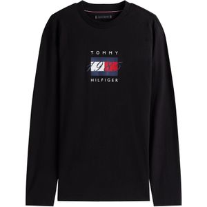 TOMMY HILFIGER - Shirt - Navy/Rood/Zwart/Wit - Lange Mouw