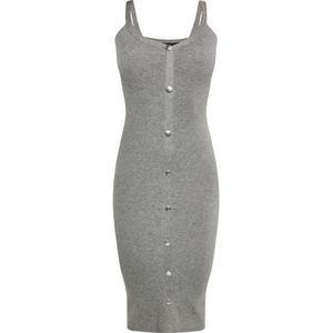 NAEMI Gebreide jurk  grijs