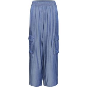 Kaffe Cargobroek 'Leonora'  royal blue/koningsblauw