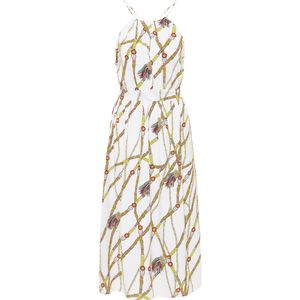 faina Jurk  gemengde kleuren / wit