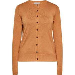 RISA Gebreid vest  camel