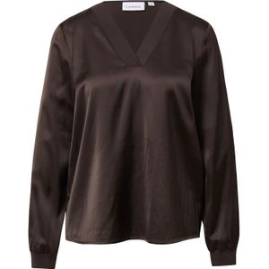 COMMA Blouse  donkerbruin