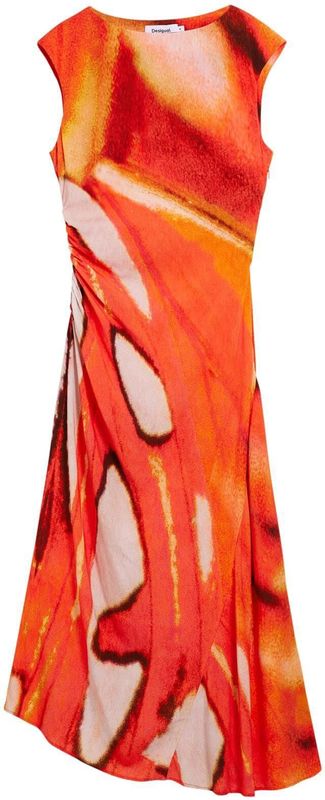 Jurk - Etnisch Patroon - Multicolor - Viscose Lenzing™ EcoVero™