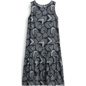 OPUS Jurk 'Wicy Move'  nachtblauw / wit