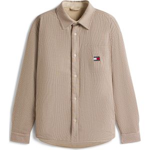 Tommy Jeans Tussenjas  beige / blauw / rood