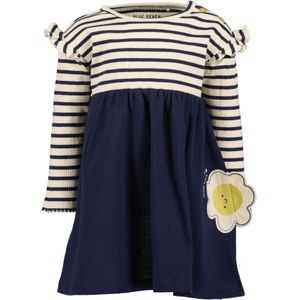 BLUE SEVEN Jurk 'Mini'  marine / geel / wit
