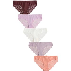 Next Slip  mauve / lavendel / abrikoos / wijnrood / wit