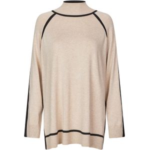 Masai Trui 'Freyane'  lichtbeige / zwart