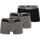 BOSS Boxershorts 'Power'  grijs / zwart / wit