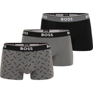 BOSS Boxershorts 'Power'  grijs / zwart / wit