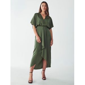 Willa Jurk 'BRENA MIDI DRESS'  kaki