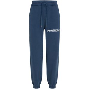 Karl Lagerfeld Broek 'Rue St-Guillaume'  blauw / wit