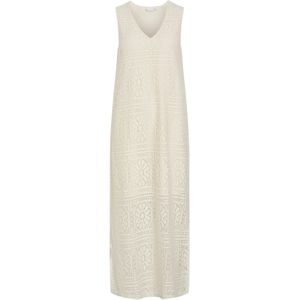 VILA Gebreide jurk 'VIMerinda'  lichtbeige