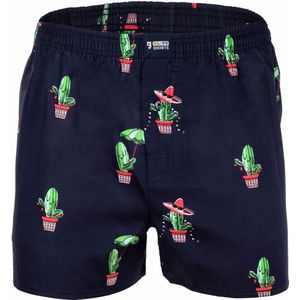 Happy Shorts Boxershorts  donkerblauw / groen / rood / wit