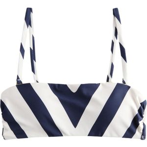 Next Bikinitop  navy / wit