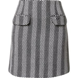 Warehouse Rok  zwart / wit