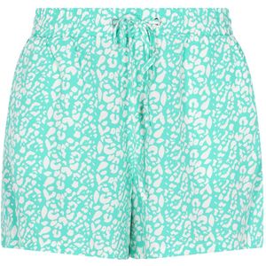 swirly Broek 'Comfy'  turquoise / wit