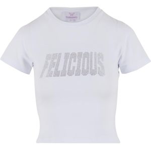 Felicious Shirt  zilver / wit