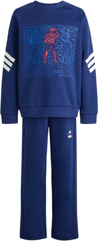 ADIDAS SPORTSWEAR Trainingspak 'Marvel Spider-Man'  blauw / donkerblauw / rood / wit