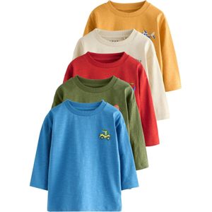 Next Shirt  blauw / geel / groen / rood / wit