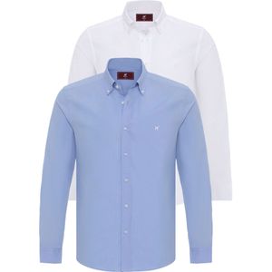 Williot Overhemd  blauw / wit